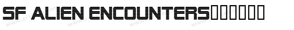 SF Alien Encounters字体转换